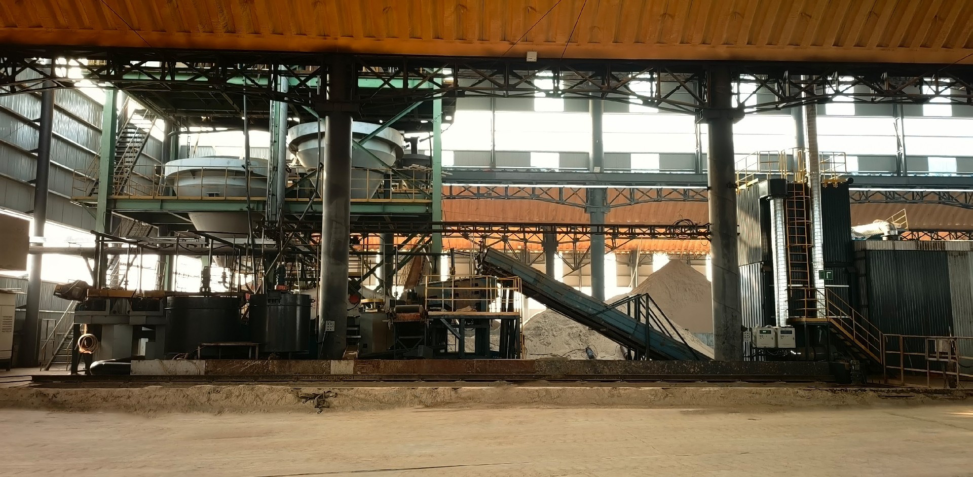 洗砂、烘砂生產(chǎn)線